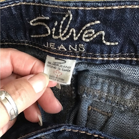 Womens Silver Jeans Denim Aiko Capris - Picture 5 of 6